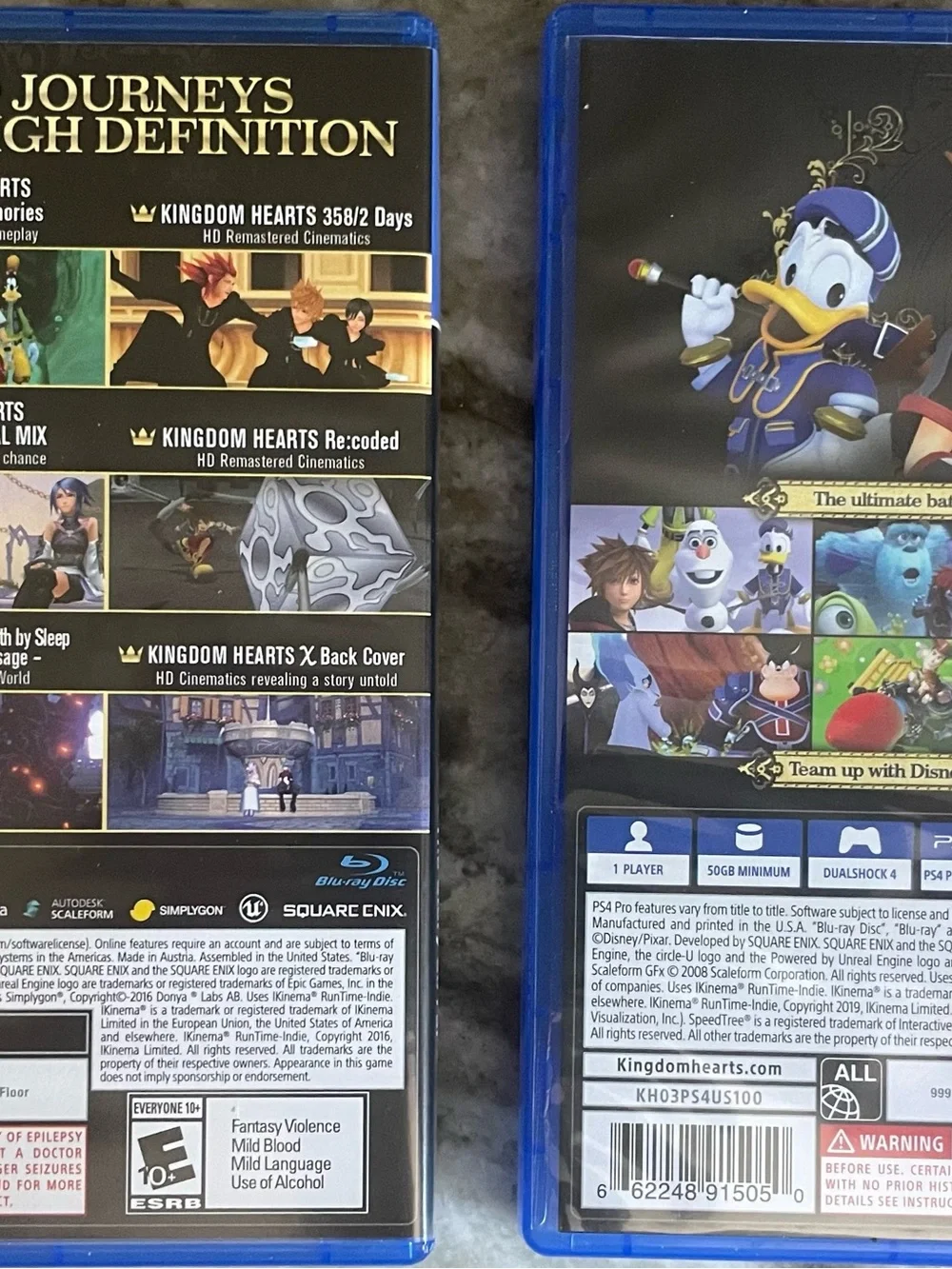 Kingdom Hearts All-In-One Package PS4 Complete with Slipcover